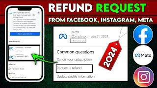 How I Got a Refund from Meta for Facebook Verification 2024