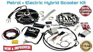 Hybrid Scooter Conversion Kit India | Petrol Plus Electric Scooter Hub Motor Kit | Hybrid Activa Kit