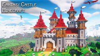 Minecraft: How to build a Fantasy Castle | Tutorial