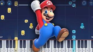 Super Mario - Overworld Theme - Easy Piano Tutorial