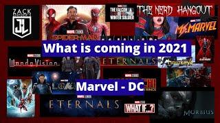 What is coming in 2021 | MARVEL | DC