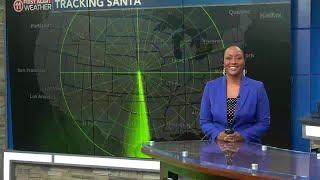 12/24- Tracking Santa, and Christmas Day brings showers