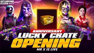 NEW ANNIVERSARY CRATE OPENING | FOOL M416 IS BACK | FOREST ELF SET | 3 ROYAL PASS GIVEAWAYS #bgmi