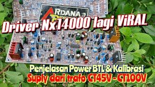 Belajar merakit power BTL yang Aman | buat pemula Driver nx14000 | set dco & bias power btl