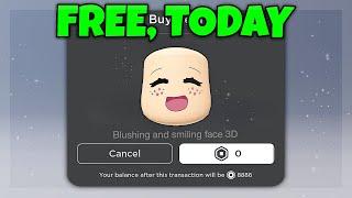 NEW FREE FACE ON ROBLOX NOW!