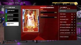 NBA 2K20 Udonis Haslem 80 to 85!  Evolution baby!  DominatorTX subscribe!