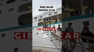 Gibraltar study abroad on Semester at Sea! #travel #semesteratsea #travelvlog #studenttravel