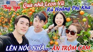 Qua nhà Leon Vũ rủ Hoàng Phi Kha lên Nóc Nhà… ăn trộm Cam..