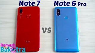 Redmi Note 7 vs Redmi Note 6 Pro SpeedTest and Camera Comparison