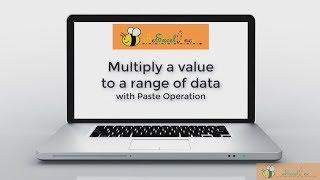 Multiply a value to a range of data in Excel