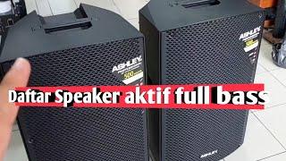 daftar harga speaker aktif full bass terbaru