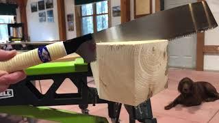 How to use a Japanese hand saw