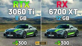 RTX 3060 Ti vs RX 6700 XT - Test in 10 Games in 2024