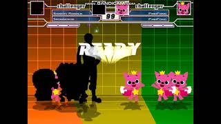 Mugen Battle #337 The Shadow Characters VS X4 Pinkfong