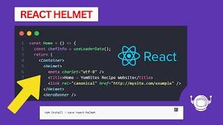 React Helmet | React Helmet [ FULL TUTORIAL ] - SEO for React JS Apps | Dynamic Meta Tags