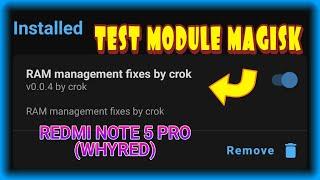 TES Module RAM Management by Crok di Redmi Note 5 PRO Whyred