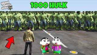 GTA 5 : SHINCHAN & PINCHAN FIGHT 1000 HULK  IN LOS SANTOS