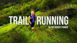 Trail running in the Vosges in France