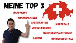 TOP 3 aller Kategorien, um deinen Schweiz-Start zu vereinfachen |Unabhängig und transparent! 