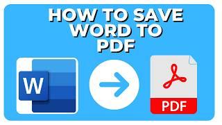 How To Save Word Document as PDF on Mac (2024)