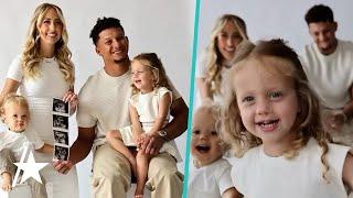 Patrick Mahomes & Brittany Mahomes LAUGH w/ Kids In Cute PREGNANCY Reveal