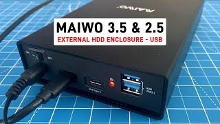 MAIWO External 3.5" & 2.5" SATA HDD/SSD enclosure