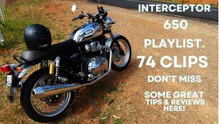 Royal Enfield Interceptor 650 Review  - Check Out My 74 Clip Play List!