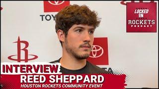 Reed Sheppard | Houston Rockets Media Availability | 2024-2025 NBA Season