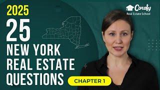 New York Real Estate Exam 2025: Chapter 1 (25 Practice Questions & Answers!)