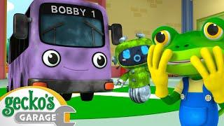 What a mess Bobby ! | Gecko's Garage 3D | Learning Videos for Kids ️