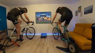 Aldi Rollentrainer versus Tacx Flux 2 Smart Trainer