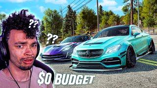 $0 Budget Build in Need for Speed HEAT! (Mercedes AMG C63 vs Corvette C7)