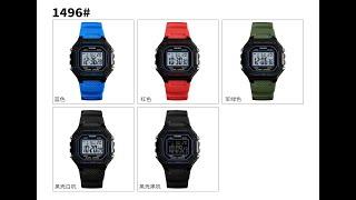 SKMEI 1496 men fashion waterproof digital watches