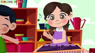  Little Hands Making Music Bright : A Joyful Journey of Fun and Learning for Kids!  Nursery Rhymes