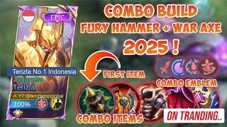 COMBO FURY HAMMER DAN WAR AXE 2025 - BEST BUILD TERIZLA