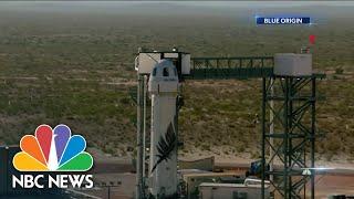 Jeff Bezos & Blue Origin Prepare For Space Launch