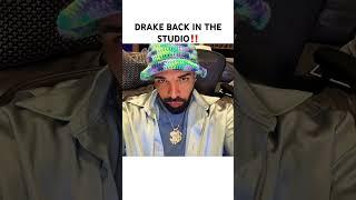 #Drake shares pics of himself back in the studio!!