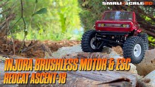 Going Full Throttle with Injora's Brushless MBL2 ESC & Purple Viper Motor in the Redcat Ascent-18