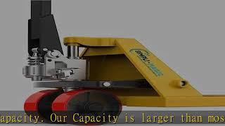 Pallet Jack, 6,000 LB Capacity,27" x 48" Pallet Truck