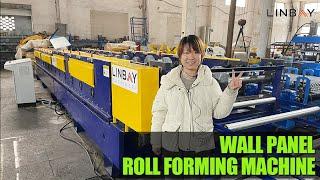 【Wall Panel】Linbay-Wall Panel Roll Forming Machine exported to Canada