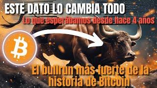 ESTO LO CAMBIA TODO. 4 AÑOS ESPERANDO ESTE DATO QUE EL 100% DE LAS VECES INICIA UN FUERTE BULL RUN