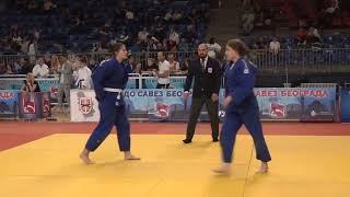 Lucia Pavić TKS Andrea Janjić TKS 1:0 +63kg #JudoBeogradSPioniri2023 FINALE