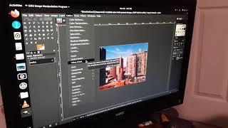 how to quickly transform a photo from day to night in gimp