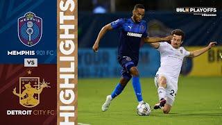 Memphis 901 FC vs. Detroit City FC - USL Championship Playoffs presented by Hisense Match Highlights