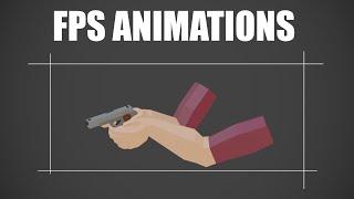 First Person Animations With Weapons - FPS Game With Unity & Blender