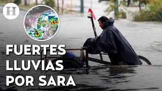 ¿Golpeará fuerte a México? Impacto de tormenta Sara deja más de 100 mil afectados en Centroamérica