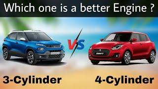 3 Cylinder Vs 4 Cylinder | Basic Differences | Pros & Cons of both