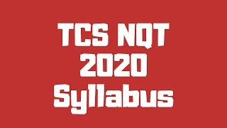 TCS NQT 2020 Syllabus | Under 4 mins