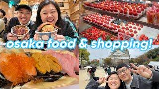 last 24 hrs in osaka!  street food market, famous cheesecake, unagi + shopping! | VLOGMAS DAY 7