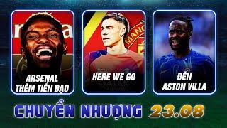 CHUYỂN NHƯỢNG (23/8): MAN UTD “HERE WE GO” M. UGARTE; ARSENAL HỐT OSIMHEN; STERLING TỚI ASTON VILLA